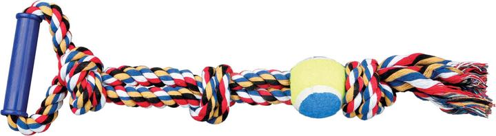 Produktbild Trixie Zahnknoten mit Tennisball 50cm