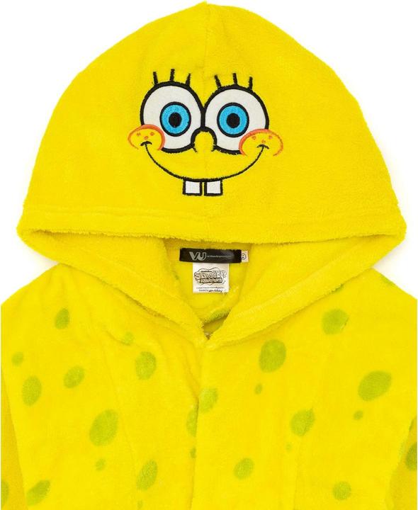 Actual product image Spongebob Squarepants Childrens/Kids Face Dressing Gown (104)