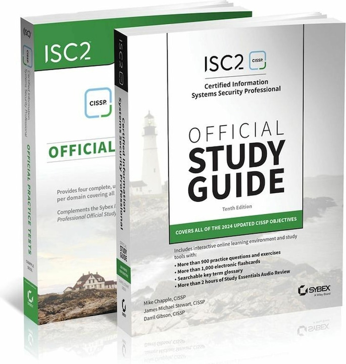 Produktbild ISC2 CISSP Certified Information Systems Security Professional Official Study Guide & Practice (Englisch, Seidl David, Chapple Mike, Stewart James Michael, Gibson Darril, 2024)