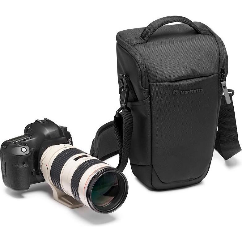 Manfrotto Advanced Holster L III (Kamera Schultertasche, 4.50 l), Kameratasche, Schwarz