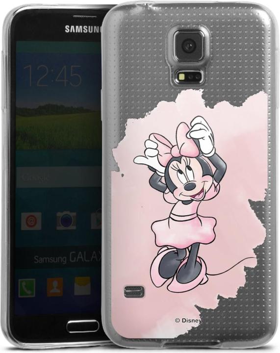 Produktbild DeinDesign Slim Case für Samsung Galaxy S5 Silikon Hülle Ultra Dünn Handyhülle Motiv ohne Hintergrund Disney (Samsung Galaxy S5)