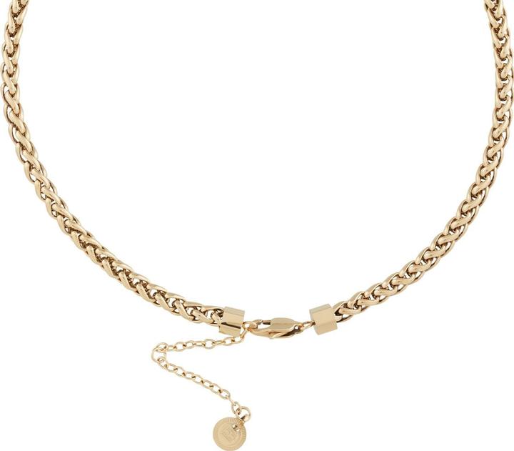 Actual product image Tommy Hilfiger - Fashion gold-plated necklace with zircons 2780873 (Stainless steel)