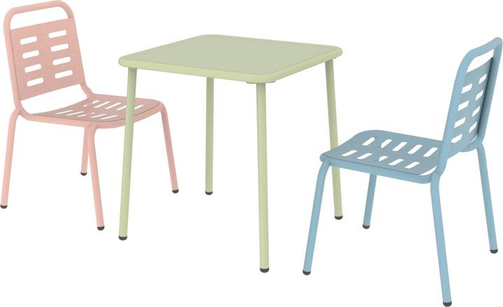 Produktbild Casa.Pro Kindersitzgruppe Etroubles 3-tlg. Stahl Mehrfarbig