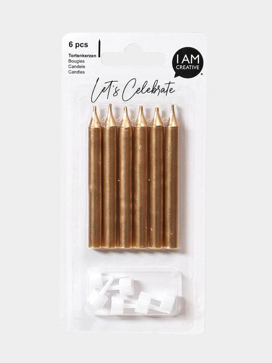 Actual product image I Am Creative Cake candles (6 pcs.)