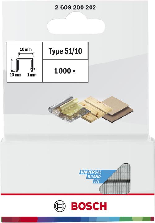 Actual product image Bosch Professional Zubehör Flat wire clamp type 51, 10 x 1 x 10 mm