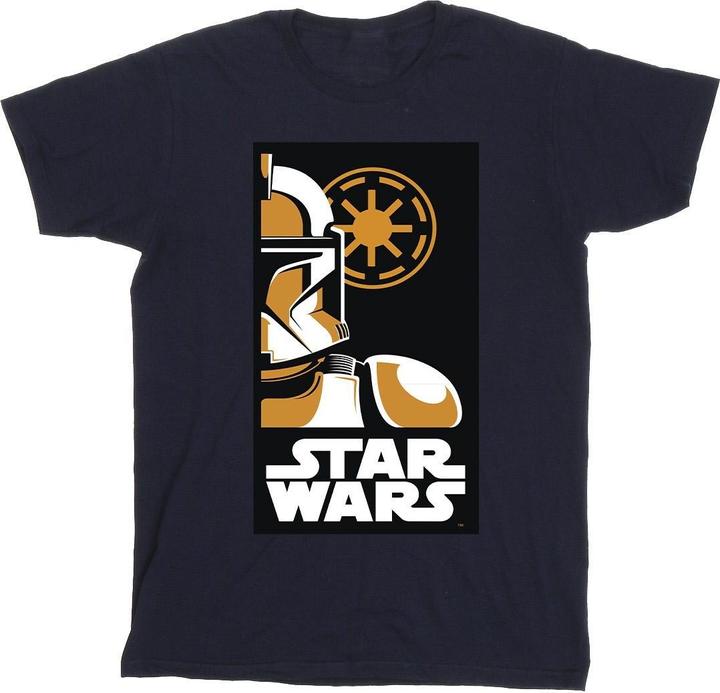 Actual product image Star Wars Mens Stormtrooper Art Poster T-Shirt (3XL)