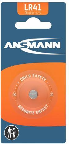 Ansmann Alkaline Knopfzelle LR41, LR736, AG3, 1,5 Volt (LR41)
