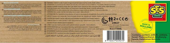 Produktbild Ses ECO Finger Farben (Yellow, Pink, Blue, Violet, 440 ml)