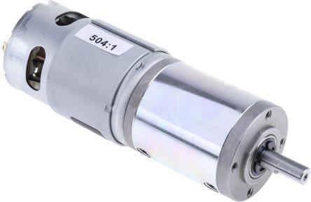 Actual product image RS PRO Gear motor 6-12VDC Ø42mm 504:1