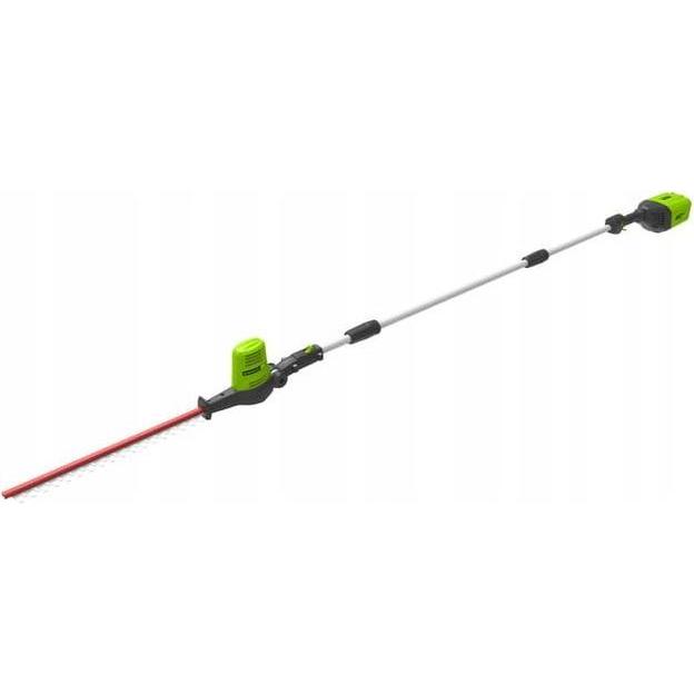 Greenworks, Tosasiepi, GD60PHT51 Haekkeklipper med stang 60V -uden batteri og lader - Senza batteria e caricatore (Batteria ricaricabile)