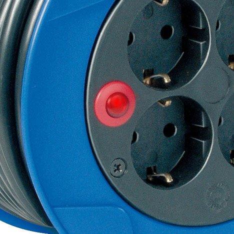 Actual product image Brennenstuhl Compact cable drum black 15m H05VV-F 3G1.5 107 (15 m, 1.50 mm²)