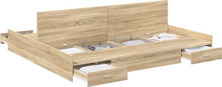 Actual product image vidaXL Moderner Bettrahmen (200 x 200 cm)