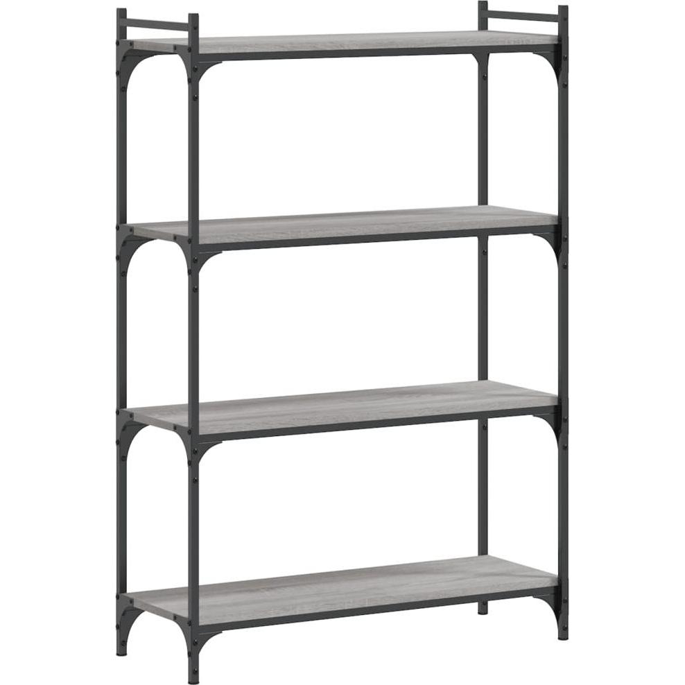 VidaXL, Regal, Bücherregal 4 Böden Grau Sonoma 80x30x120 cm (80 x 30 x 120 cm)
