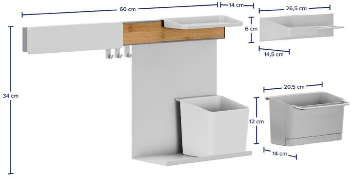 Image du produit tesa Organiseur de cuisine Combi-Set XL