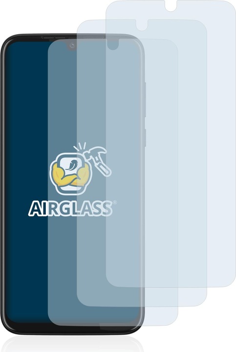 Actual product image BROTECT AirGlass Glass (3 Piece, Motorola Moto G8 Plus)
