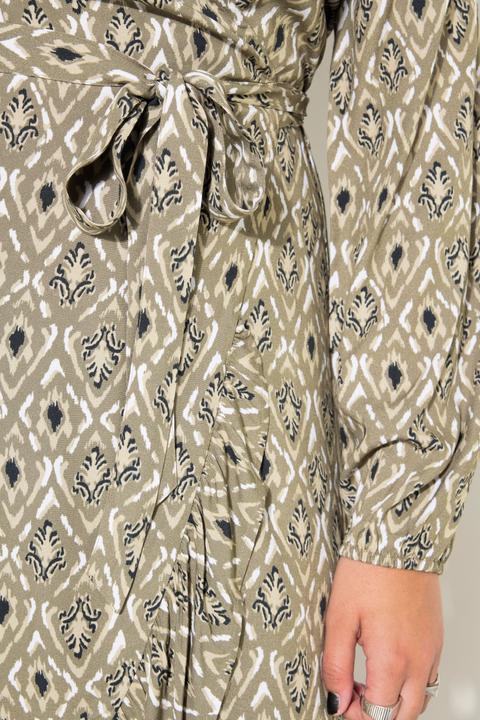 Produktbild Studio Untold Maxikleid, A-Line, Allover-Print, Wrap-Effekt (42, 44)