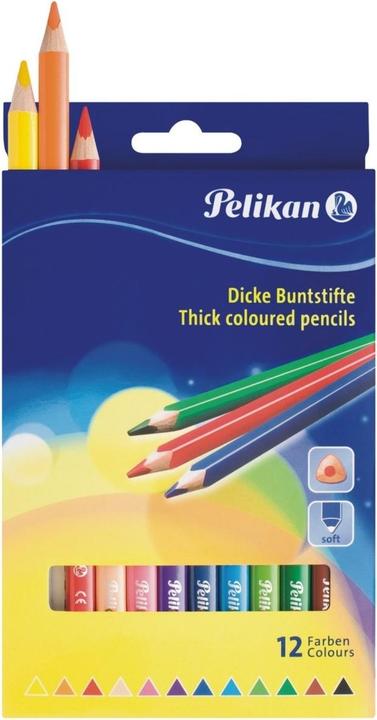 Productafbeelding Pelikan Kleurpotloden (Veelkleurig, 12 x)
