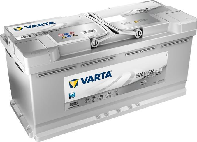 Produktbild Varta Akumulator 12V 105Ah/950A START&STOP AGM (P+ standardowy) 394x175x190 B13 (agm/rozruchowy) (12 V, 105 Ah, 950 A)