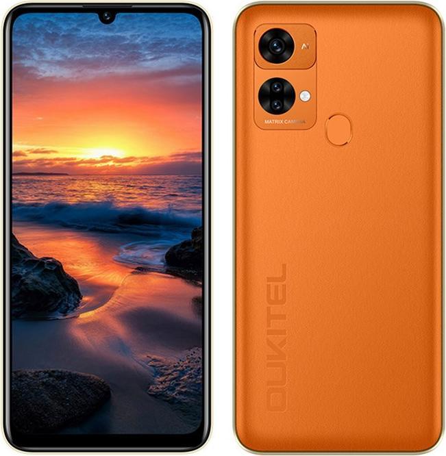 Actual product image Oukitel C33 (256 GB, Black, Orange, 6.80", Hybrid Dual SIM, 4G)