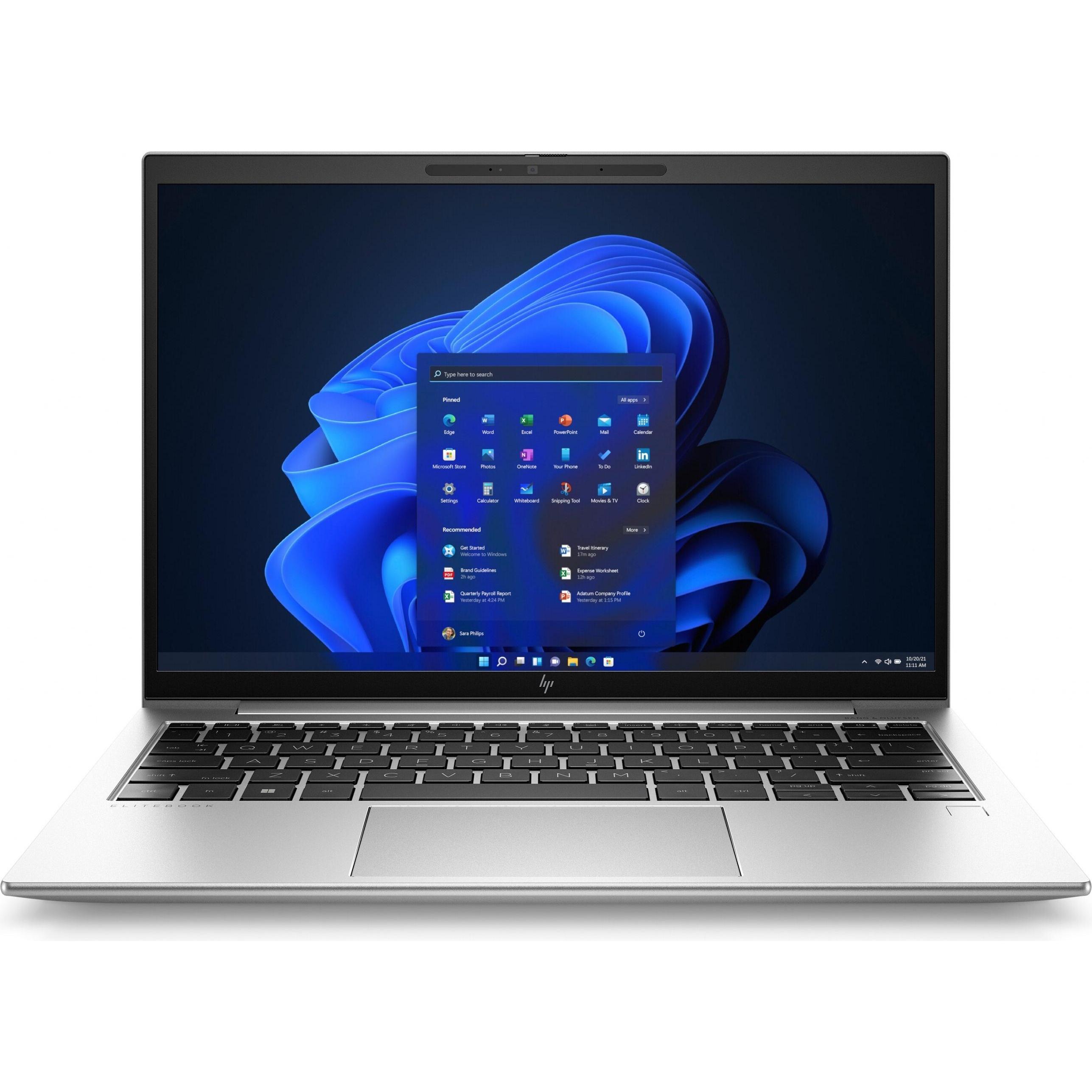 HP EliteBook 835 G9 (13.30", AMD Ryzen 5 Pro 6650U, 8 GB, 256 GB, DE), Notebook, Silber