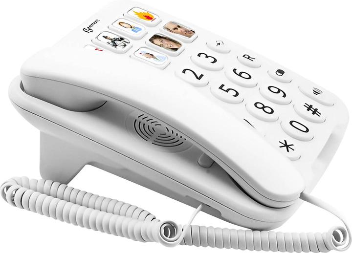 Productafbeelding Geemarc PhotoPHONE 110 - Versterkte telefoon met fototoetsen - wit