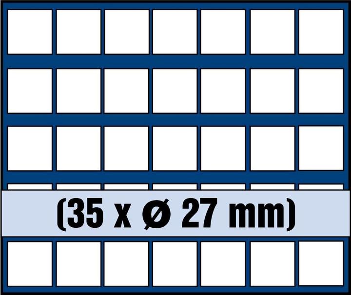 Produktbild Safe Tableau für 35 Münzen bis 27 mm Ø