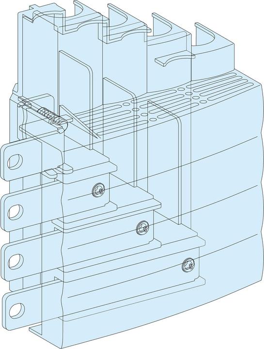 Produktbild Schneider Electric Schneider PrismaSeT-P LVS04066Einspeiseblock ComPacT NSX100-250