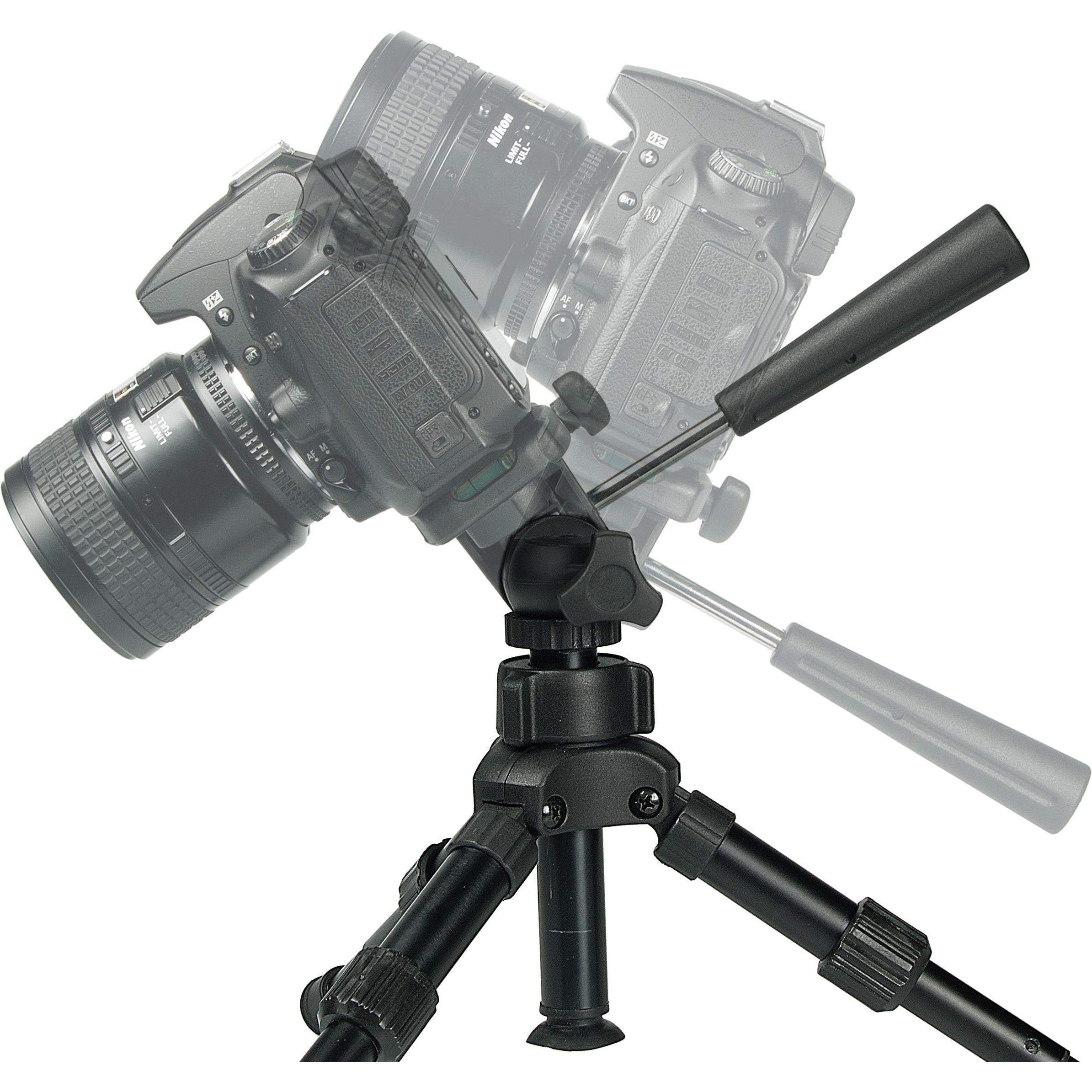 Kaiser Fototechnik Treppiede da tavolo DSLR (Metallo, Materiale sintetico), Treppiede, Nero