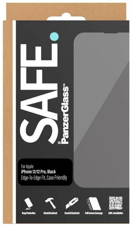 Actual product image Safe. Screen protector Case Friendly (1 pcs., Apple iPhone 12, Apple iPhone 12 Pro)