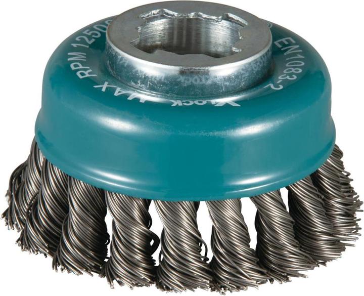 Actual product image Makita Brosse conique à fils en acier torsadé X-LOCK