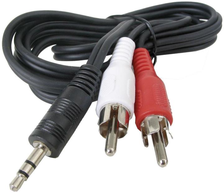 Produktbild HDgear 3.5 mm stereo Stecker - 2x Cinch-Stecker (0.50 m, 3.5mm Klinke (AUX), Cinch)