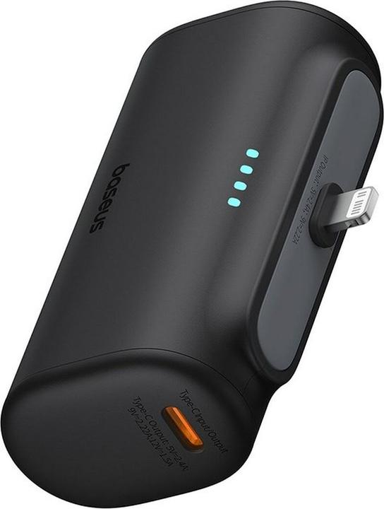 Produktbild Baseus Powerbank OS-Baseus Compact IP 5000mAh 20W (black) (5000 mAh, 20 W, 18.50 Wh)