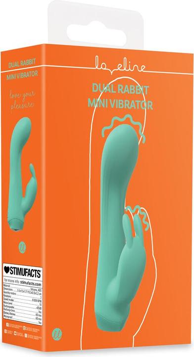 Produktbild Loveline Mini Dual Rabbit Vibrator - Green