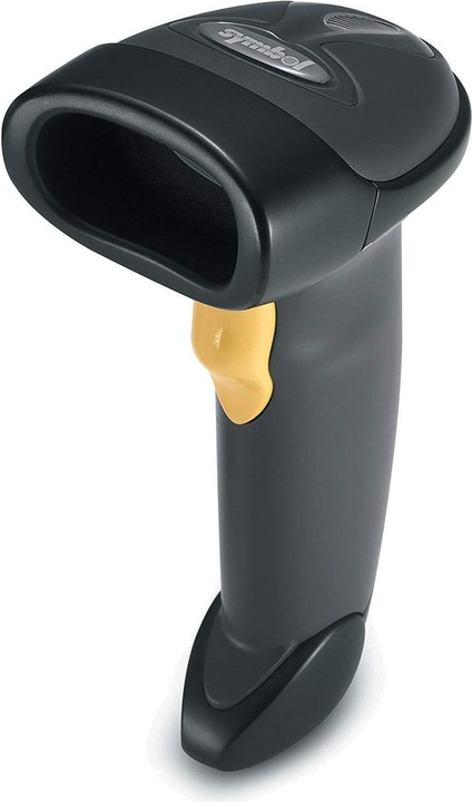 Actual product image Zebra LS2208 (1D barcodes)