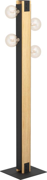 Image du produit EGLO Lampadaire LAYHAM 4x E27, bois (E27)