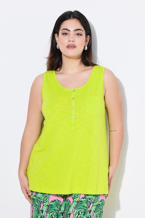 Produktbild Angel of Style Top, Rundhals, Knopfleiste, Saum hinten länger (48)