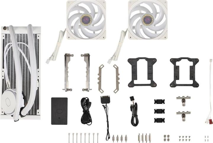 Productafbeelding Cooler Master WAK CoolerMaster MasterLiquid PL240 FLUX Wit(1700/1200/20x