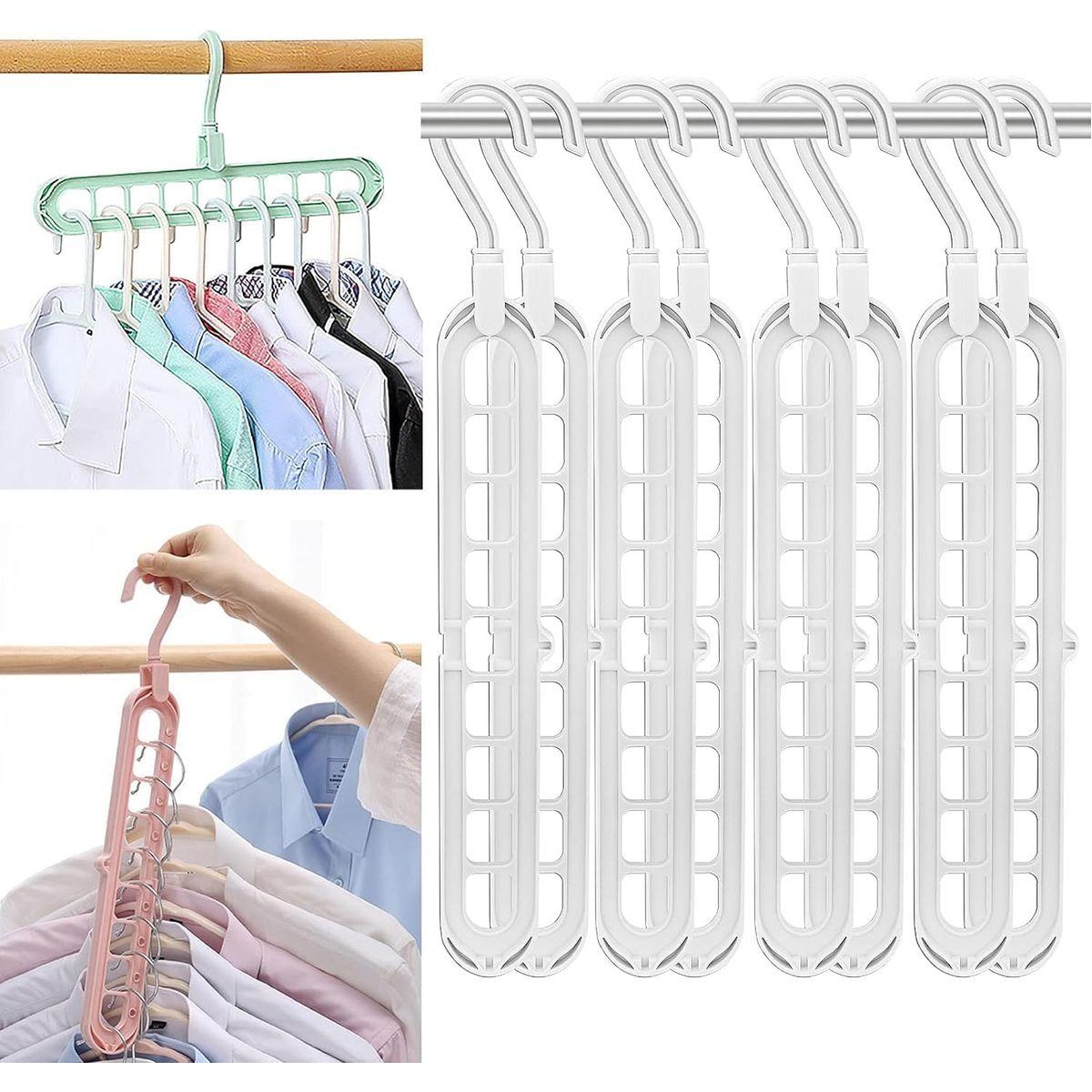 König Design, Kleiderbügel, Magischer Platzsparend Hosenbügel Kleiderbügel Hosenbügel Mehrfach Hosenbügel (1 x)