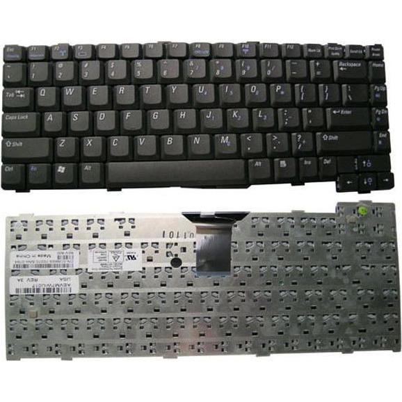 Dell Keyboard (US), Notebook Ersatzteile, Schwarz