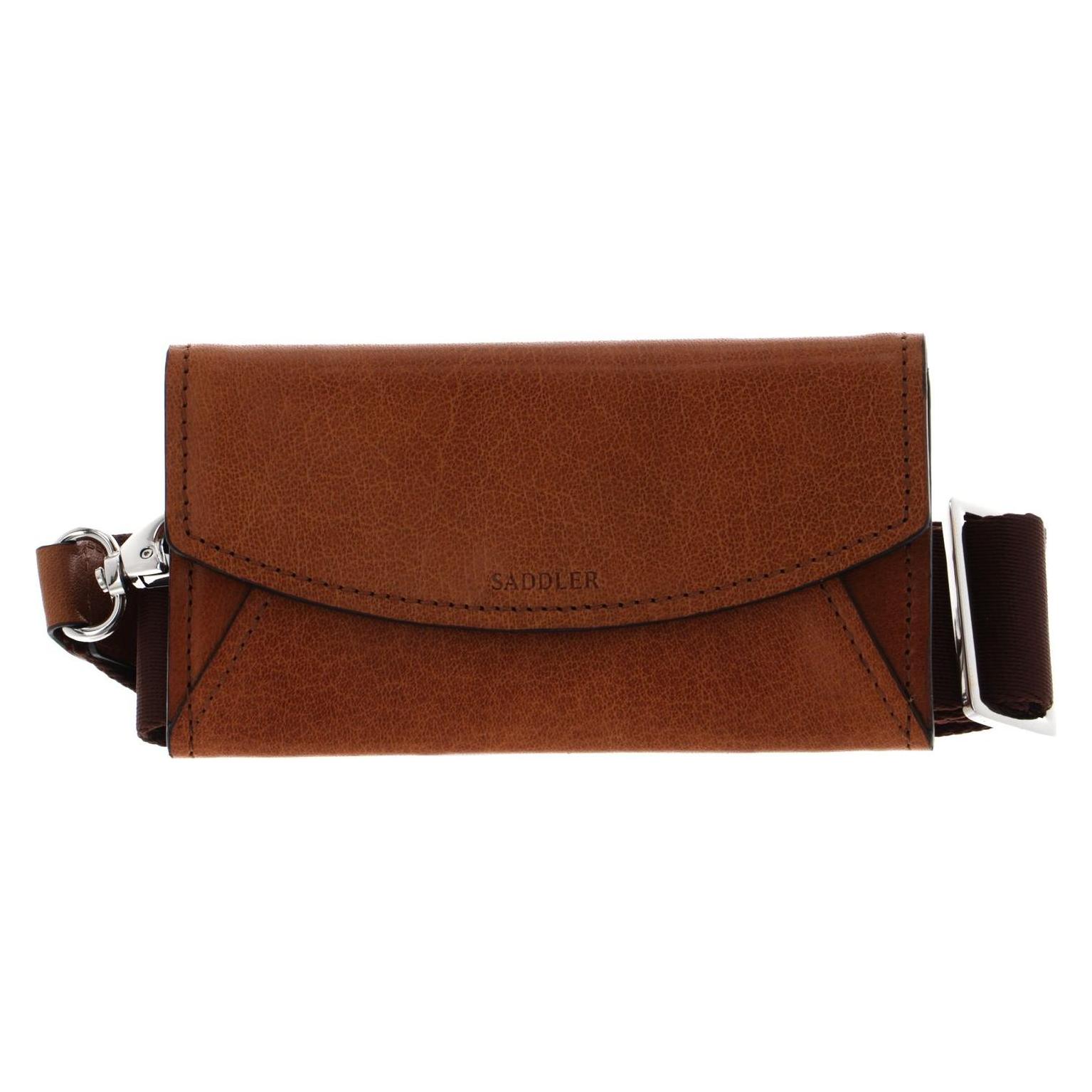Saddler, Damen, Portemonnaie, Lycksele Crossbody Bag, Braun