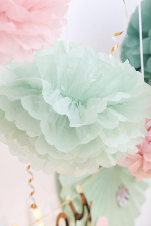 Actual product image I Am Creative Pompom set incl. string (3 pcs.)