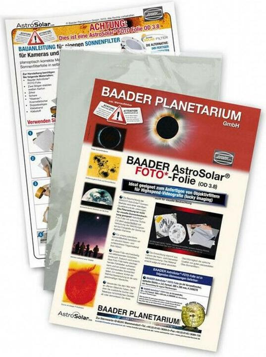 Baader Planetarium Film photo AstroSolar 20x30cm