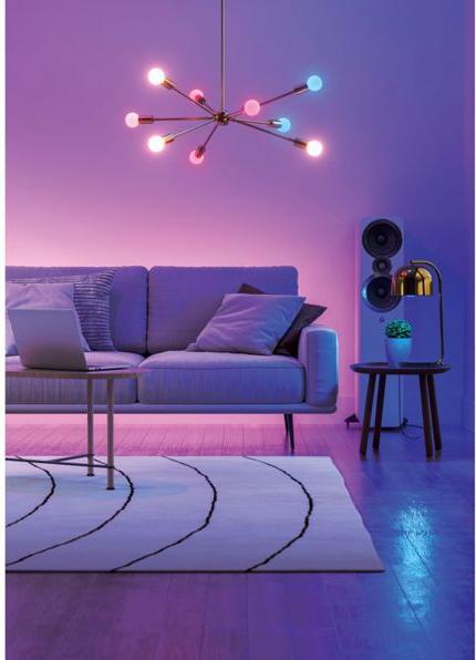 Image du produit Nanoleaf Essentials Smart A60 Bulb B22 Matter 9W 806Lm RGBCW 2700-6500K, 3pcs pack (B22, 806 lm, 3x)