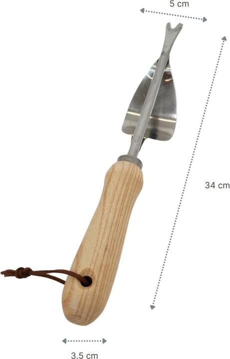 Actual product image Hermex Garden tool set 3-piece garden shovel flower fork weeder