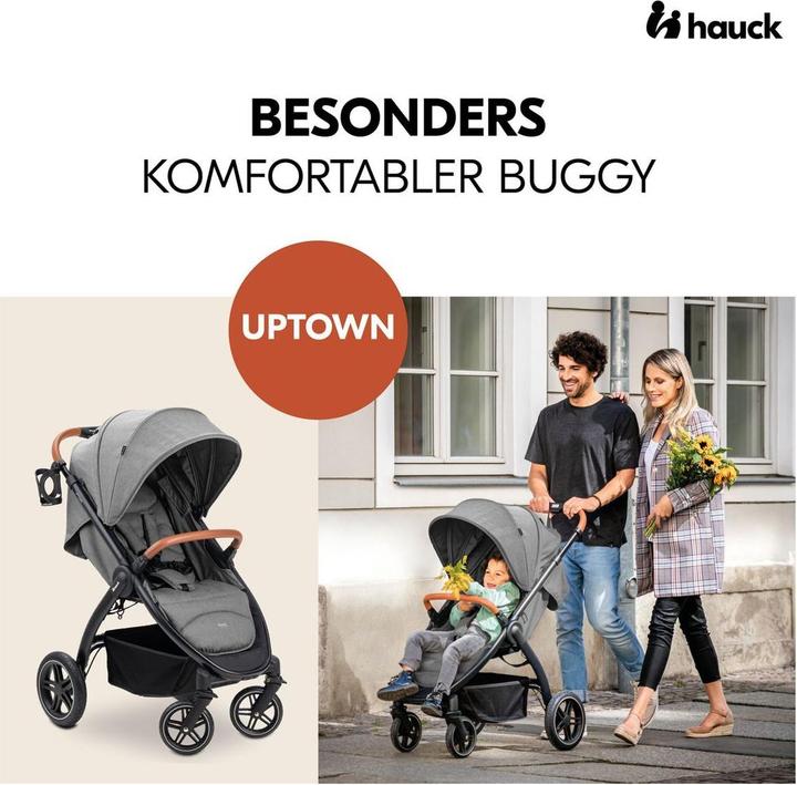 Produktbild Hauck Buggys & Sportwagen Buggy & Sportwagen UpTown Black inkl. 3in1
