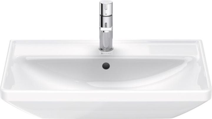 Produktbild Duravit Waschtisch D-NEO m ÜL m HLB 1 Hahnloch 650x440mm weiss (440 mm, 650 mm)