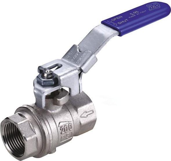 Produktbild RS PRO BSP 1/4Zoll Kugelventil aus Messing