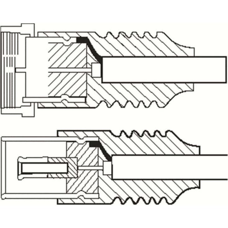 Thumbnail - Goobay SAT-Antennenanschlusskabel F-Stecker/Koaxkupplung, weiss, 5 m (Antennenkabel), Antennenkabel