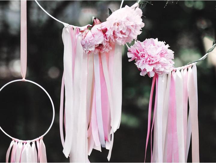 Image du produit Partydeco Satinband 1.2 cm x 25 m, Weiss (Ruban, 30 x)