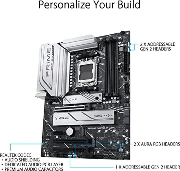 Immagine prodotto ASUS PRIME X670-P WIFI (AM5, AMD X670, ATX)